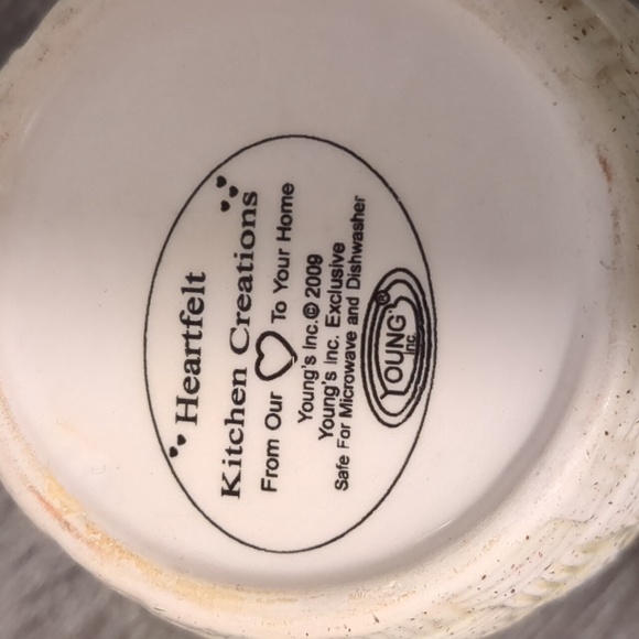 Strawberry & Floral Ceramic Planter 2009 - Picture 5 of 6